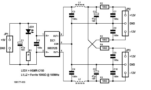 alimentation pour sondes différentielles