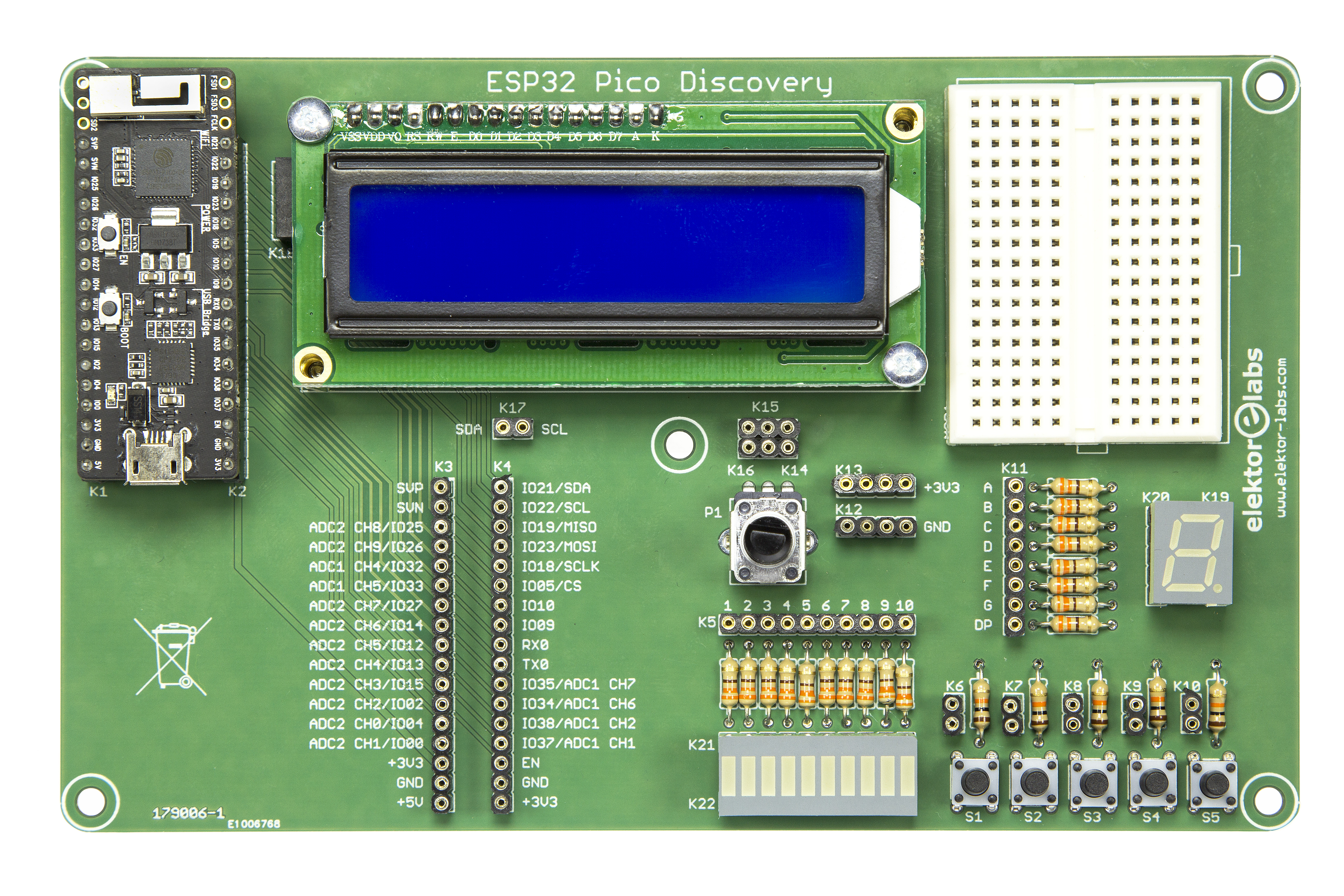 Het ESP32 Pico-Discovery-Board