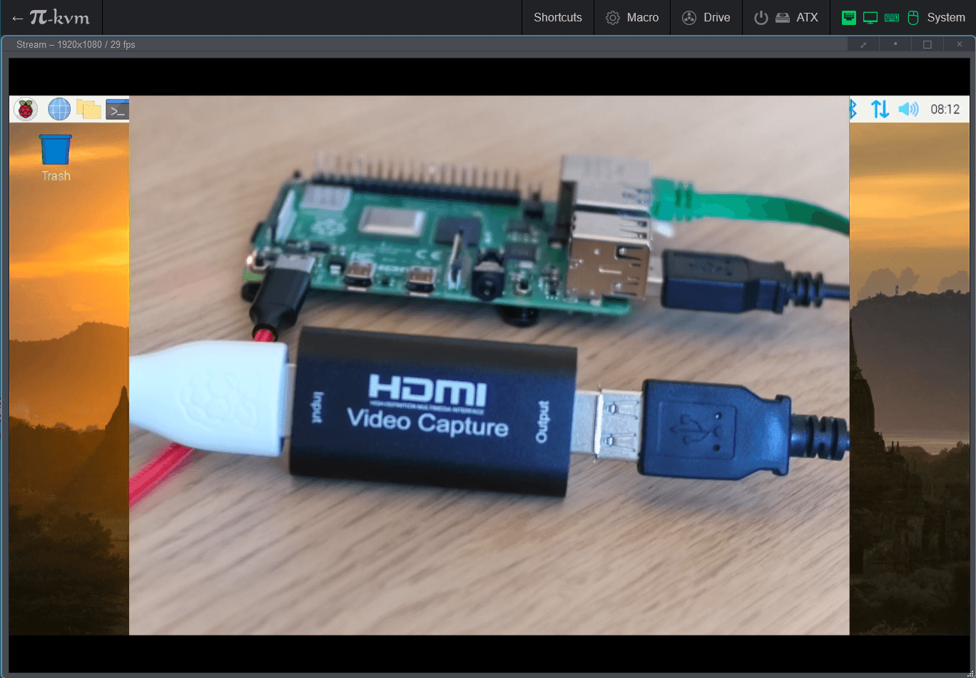 Raspberry Pi als KVM-afstandsbediening