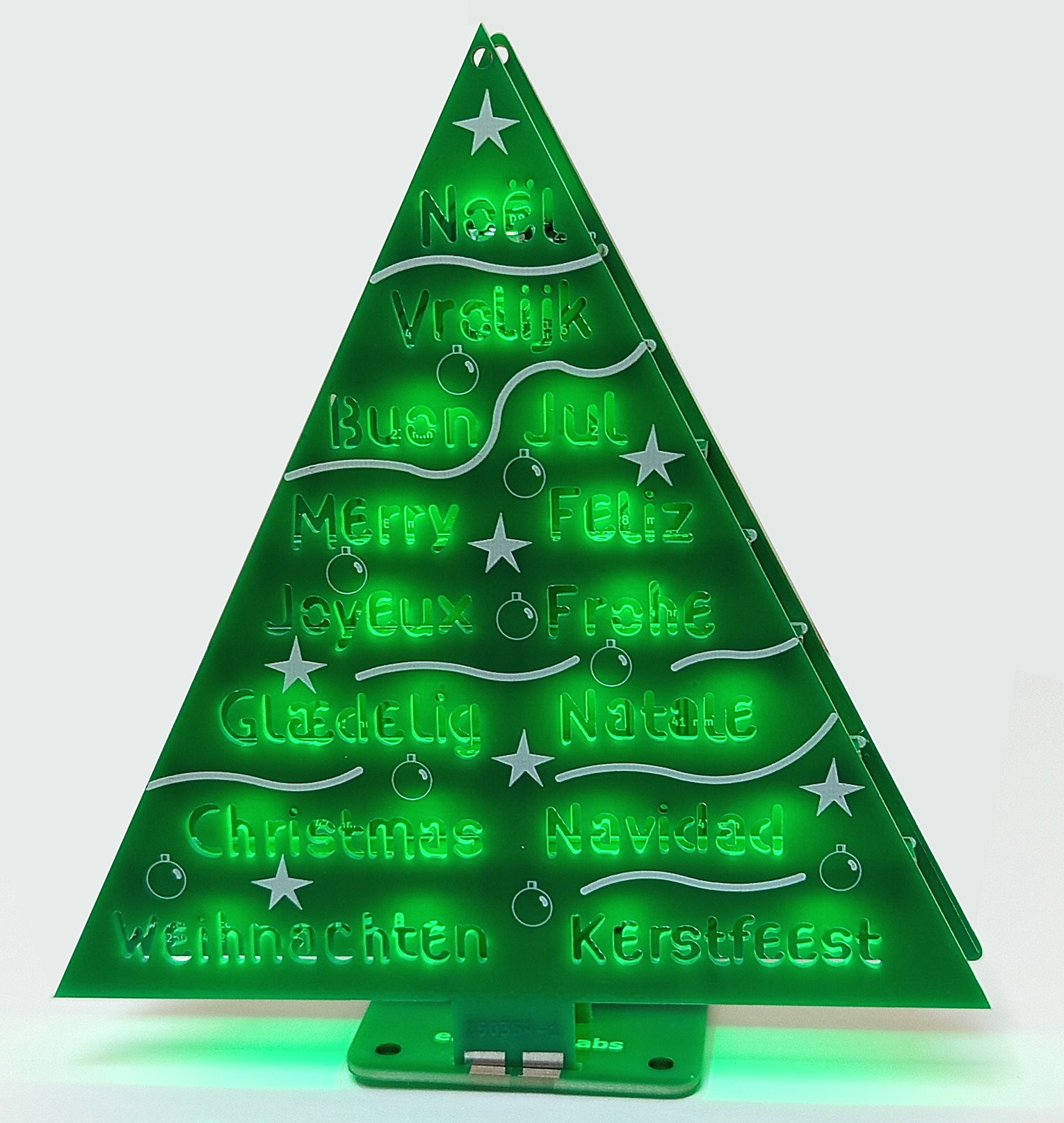 Wordy Christmas Tree