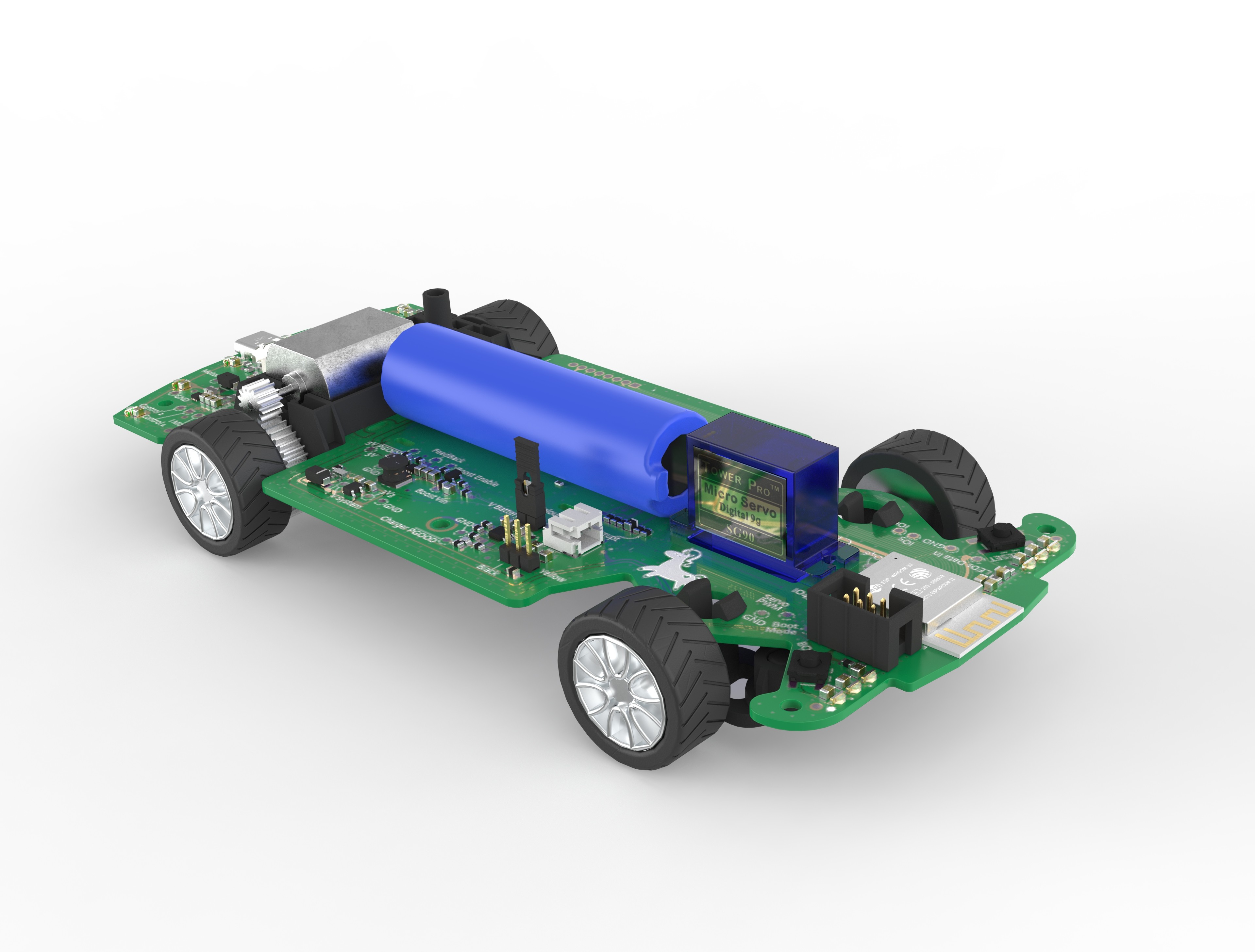 E&A gadget 2025: racen over de beursvloer met slimme printplaat op wielen