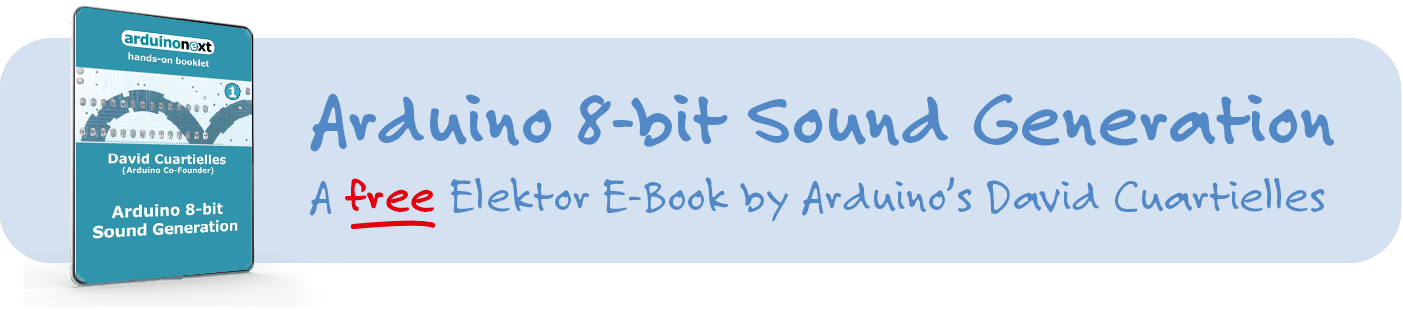 Free Arduino E-Book: 8-bit Sound Generation by David Cuartielles