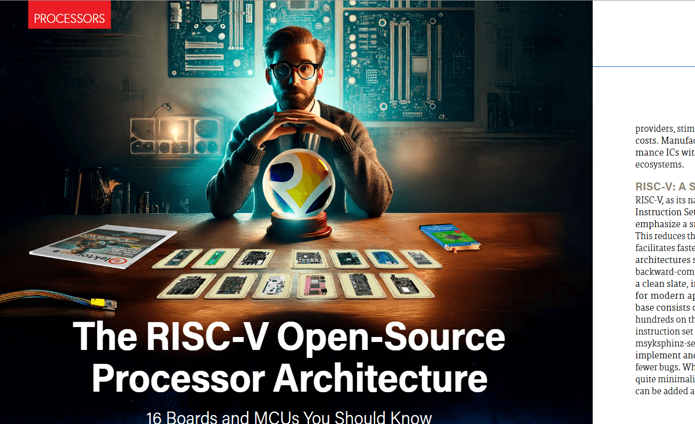 De open-source processorarchitectuur RISC-V