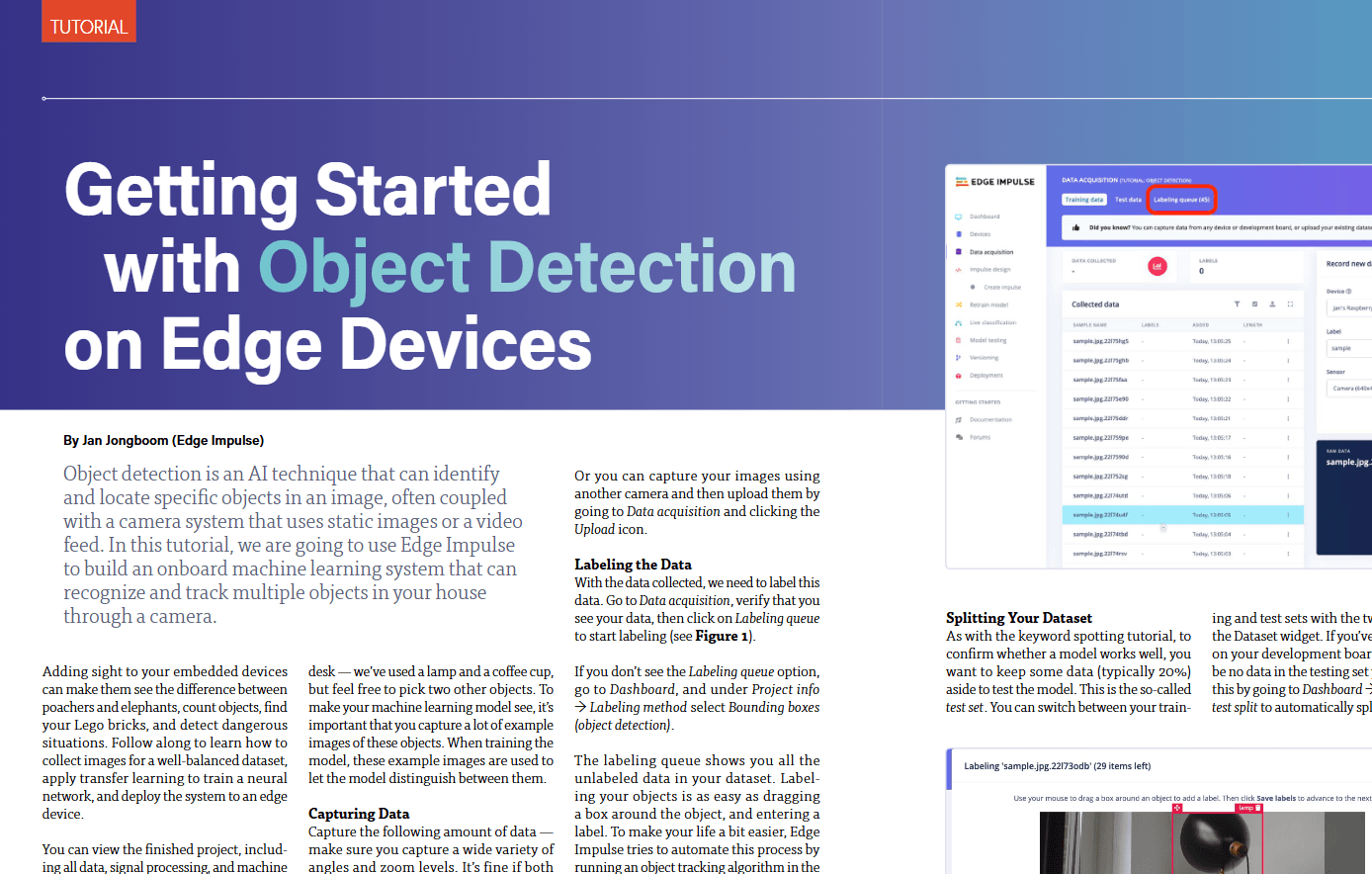 Aan de slag met objectdetectie op edge-apparaten