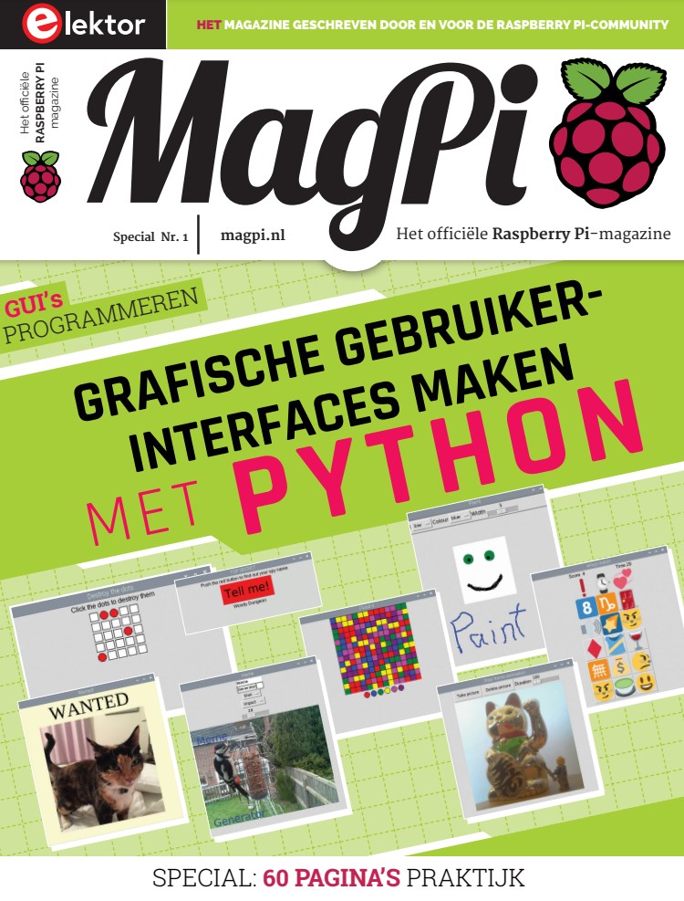 effect ontploffen Vuil PDF special voor alle leden: GUI's programmeren met Python | Elektor  Magazine