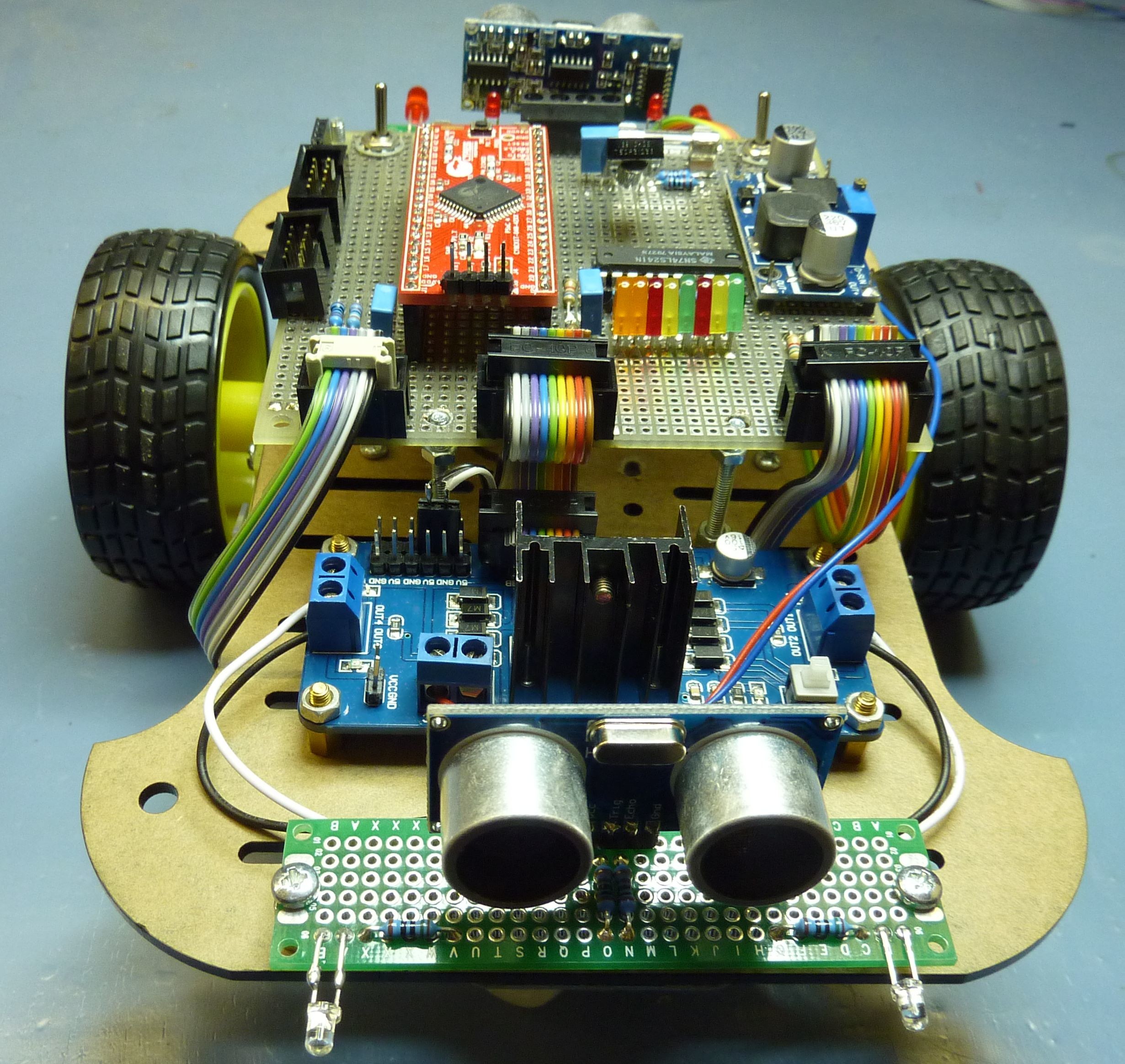 Robot build with Cypress PSoC - Elektor LABS | Elektor Magazine