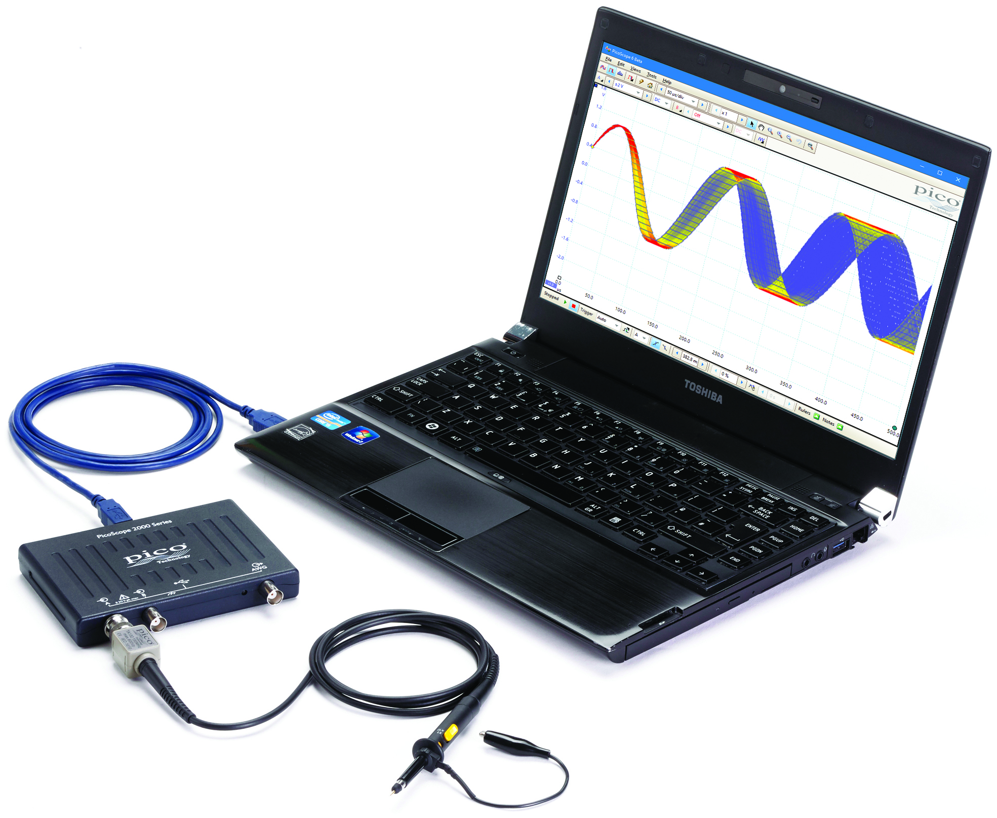 PicoScope 2000 6 instruments, 15 protocols in one ultraportable