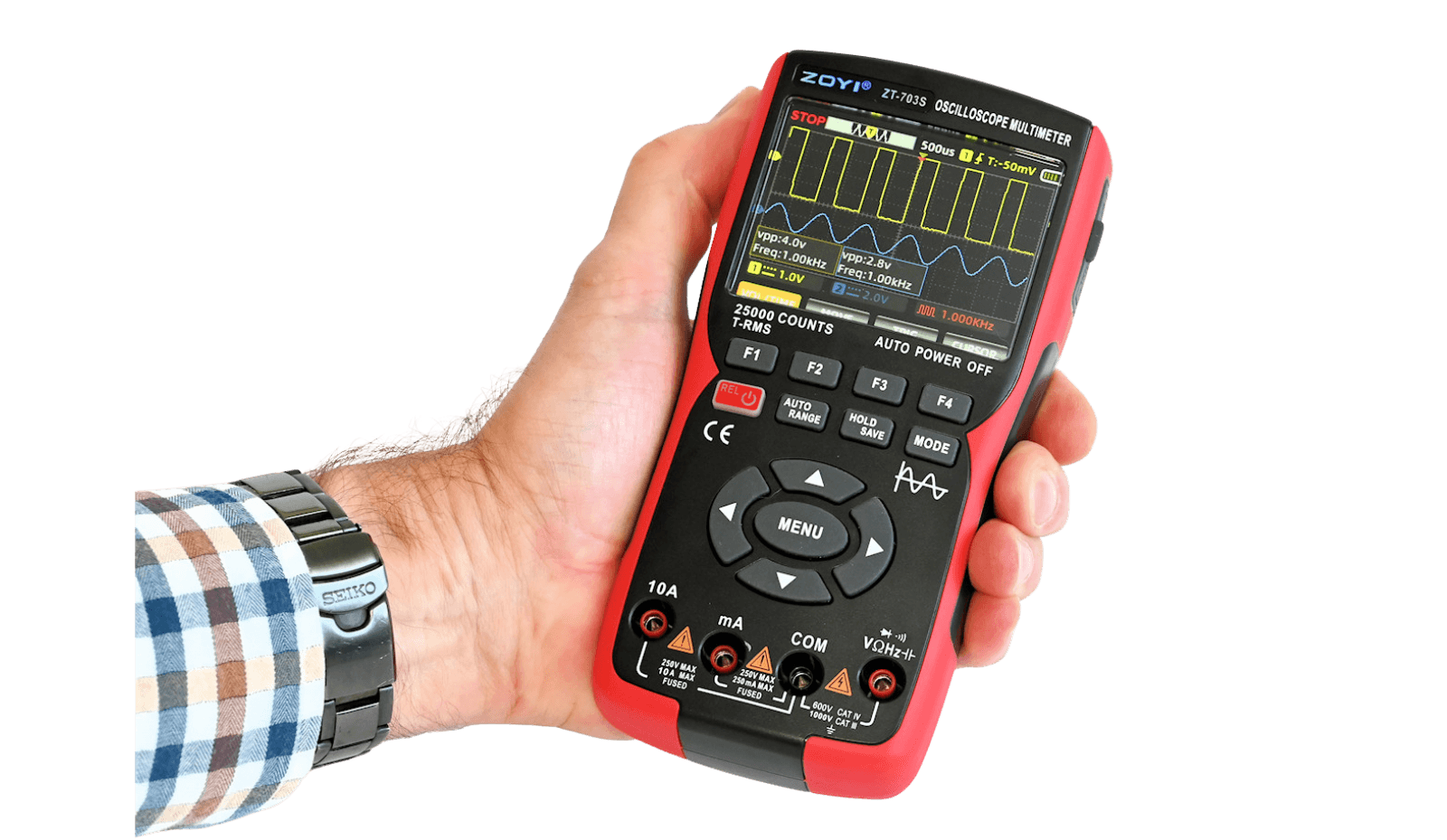 Zoyi ZT-703S Oscilloscope, Multimeter and Function Generator
