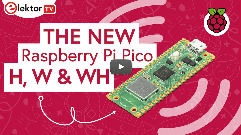 New Pico W Board From Raspberry Pi Features Wireless LAN | Elektor Magazine