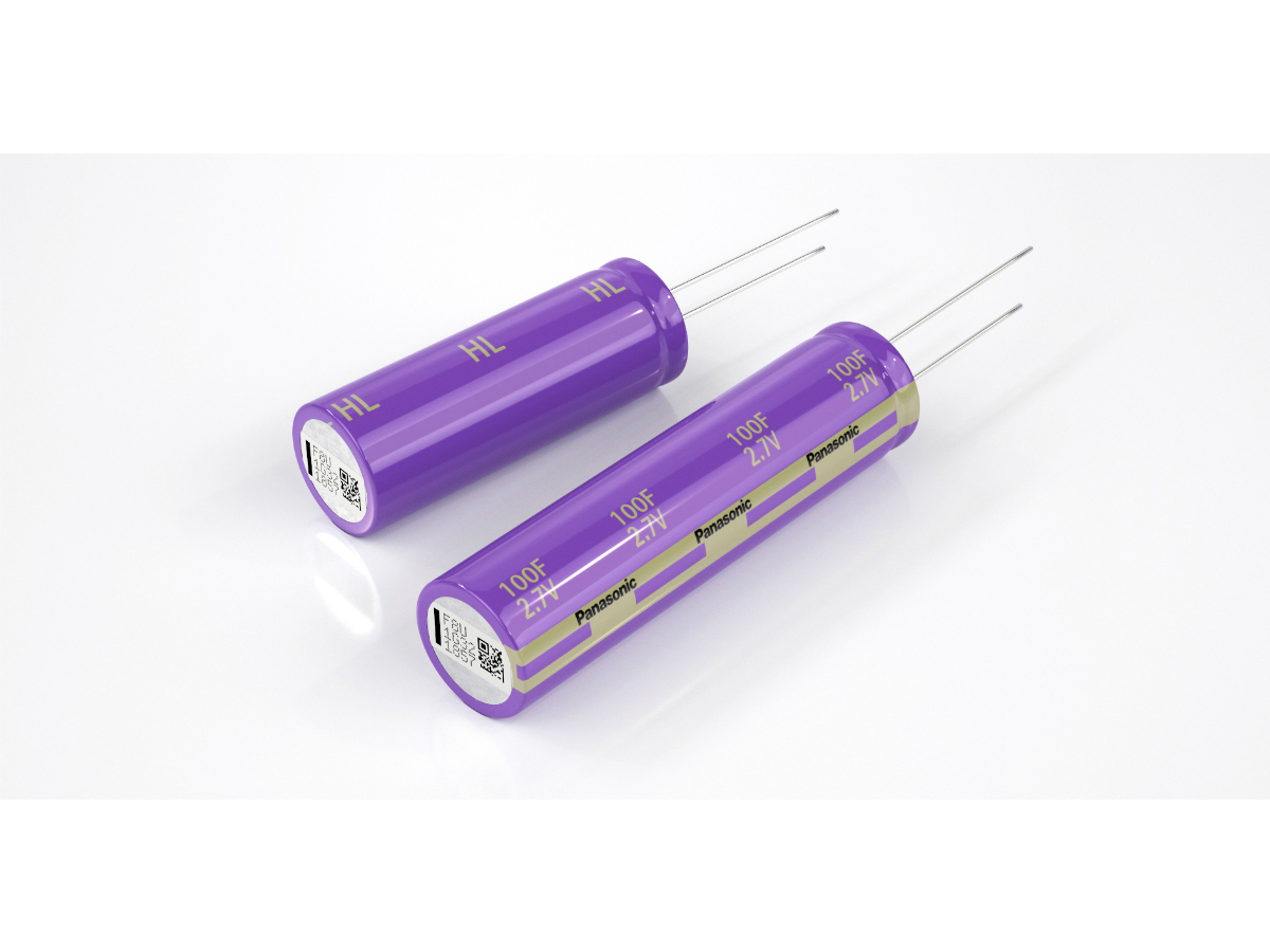 Panasonic expands HL Series Electric Double Layer Capacitors (ELDC