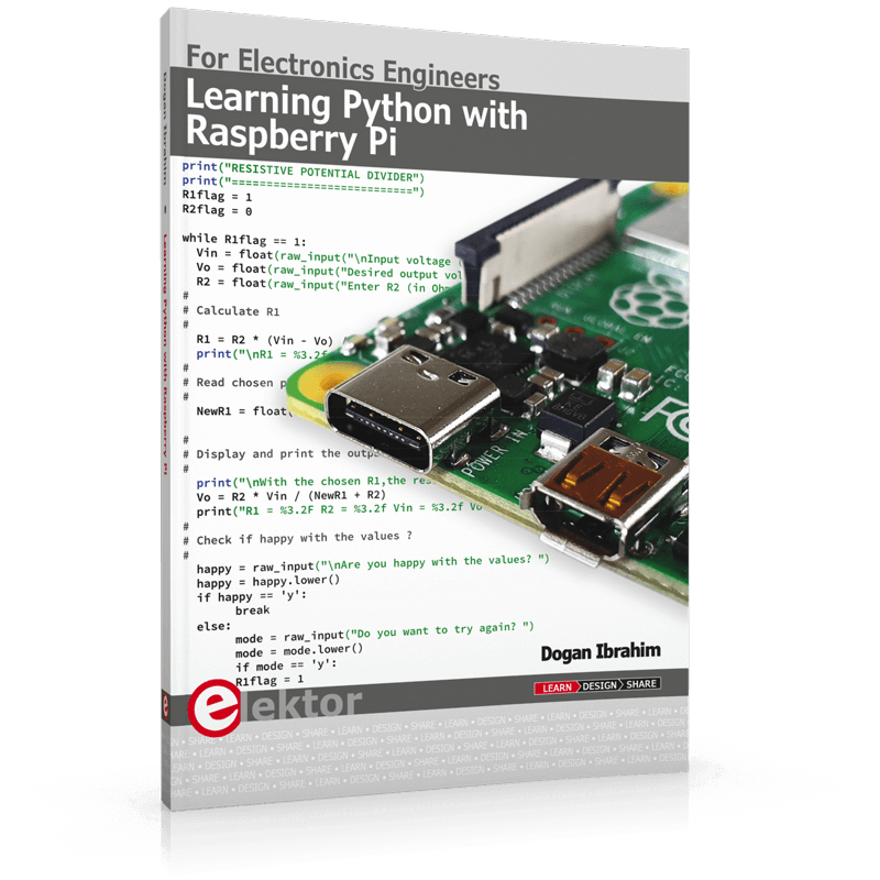 Book review: Learning Python with Raspberry Pi | Elektor Magazine