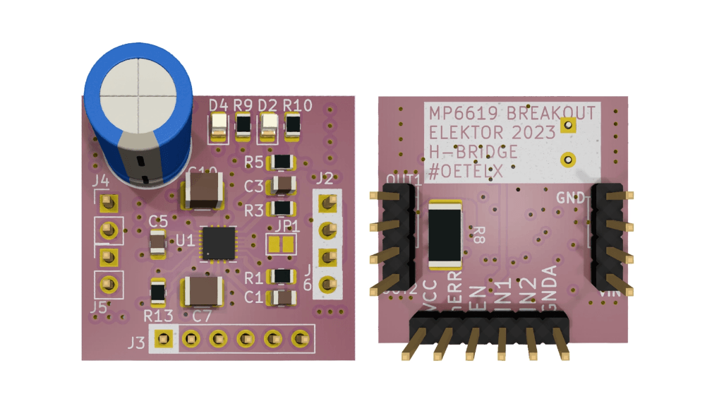 Breakout Board for a 5-A DC Motor Driver: A DIY Approach