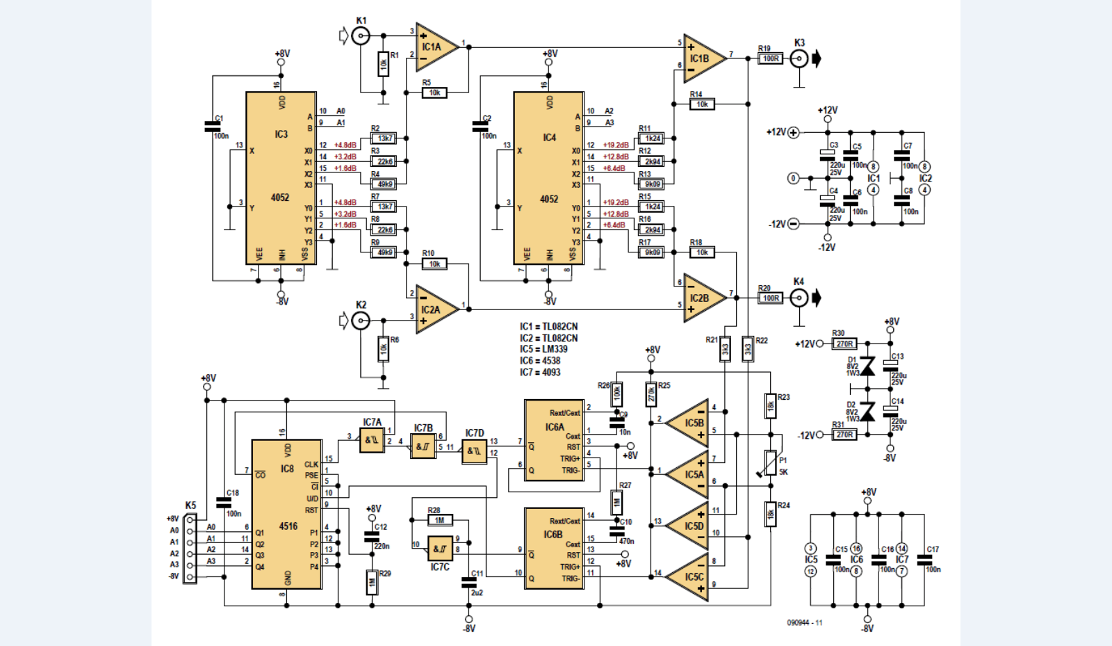 Circuit: Revised Dynamic Limiter | Elektor Magazine