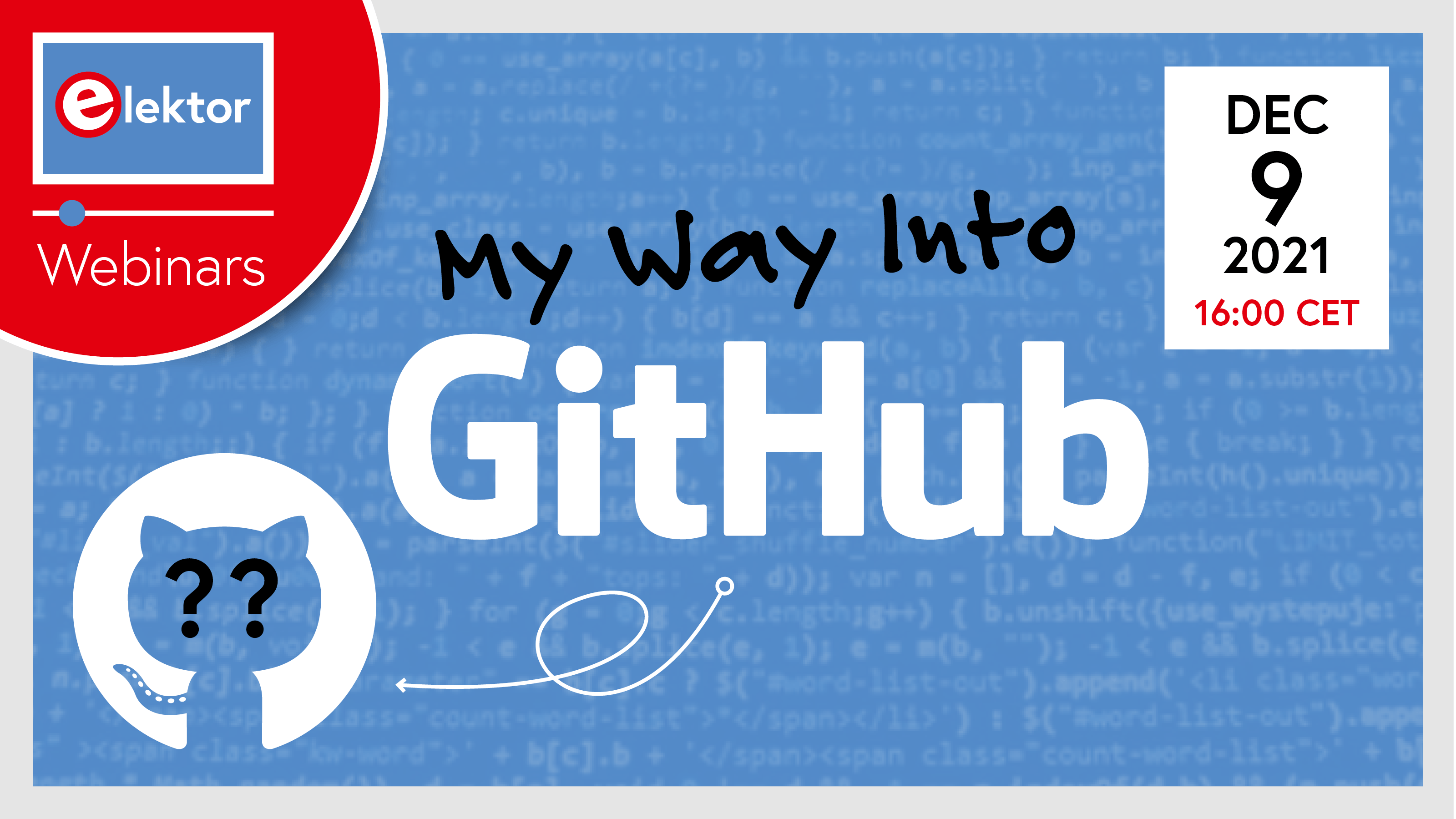 Webinar: My Way Into GitHub | Elektor Magazine