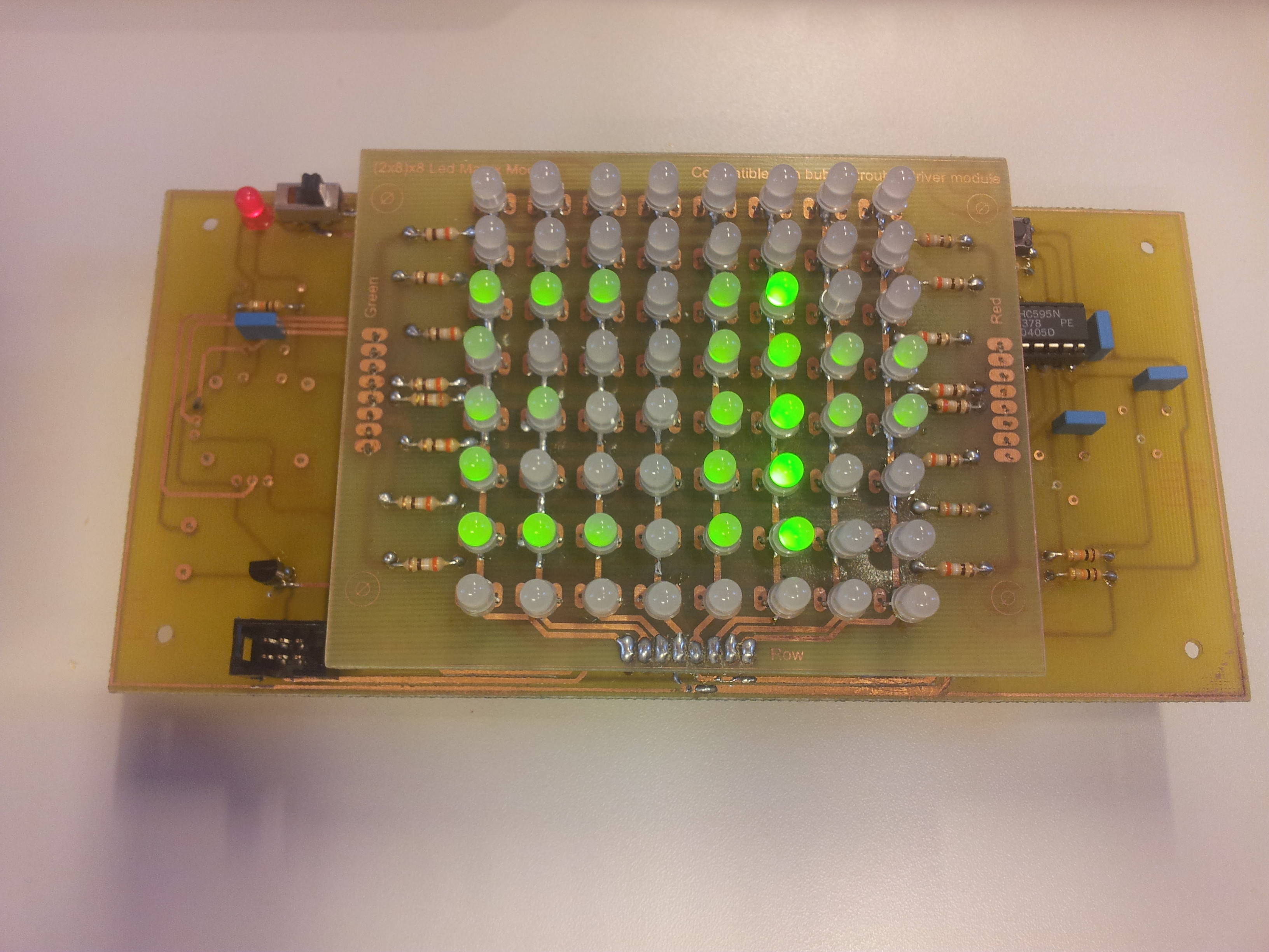 8x8 2-Color Led Matrix with ATmega328P (Arduino compatible) [130146-I ...