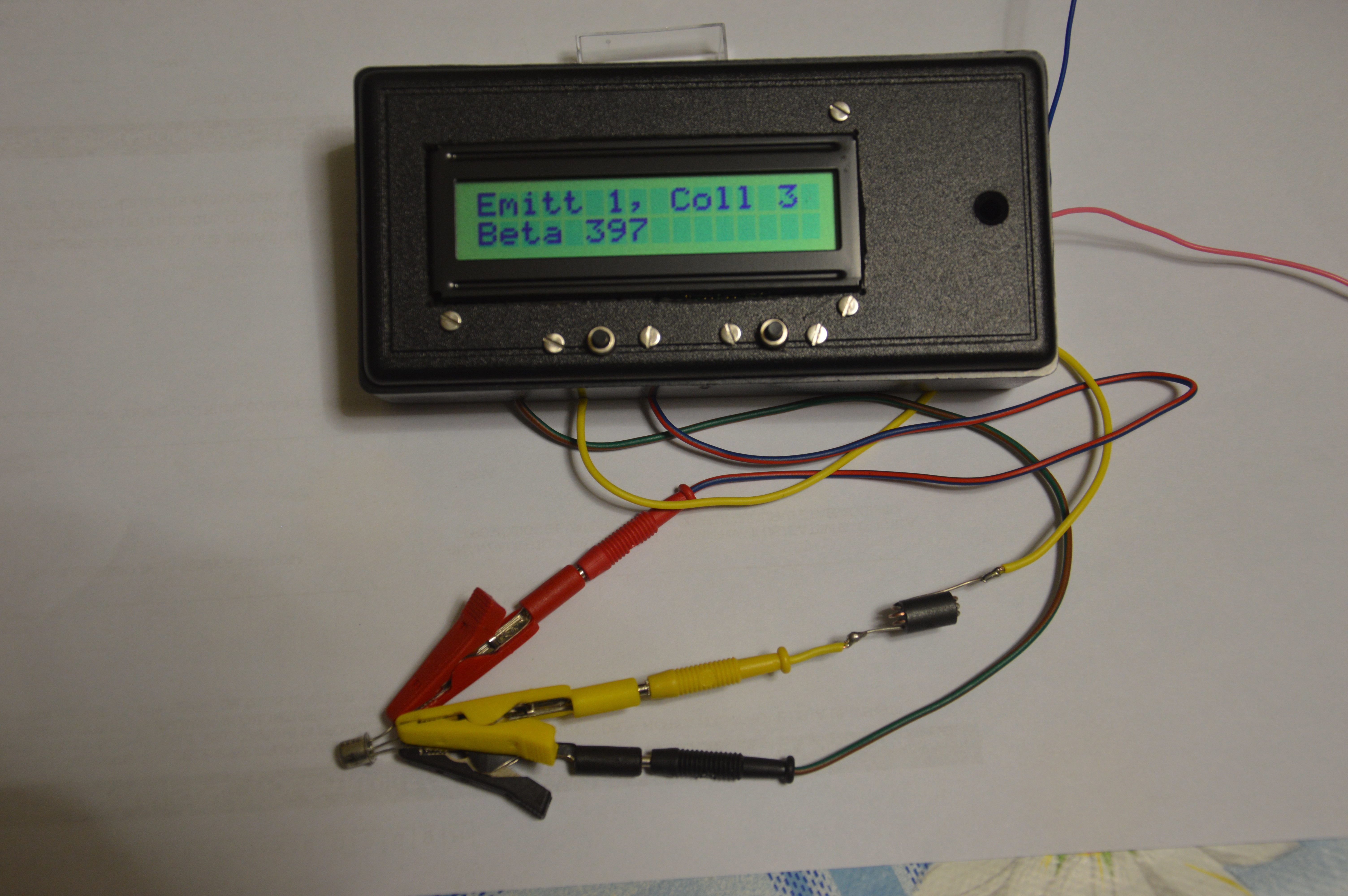 semiconductor tester (diodes, transistor, mosfet) Elektor LABS