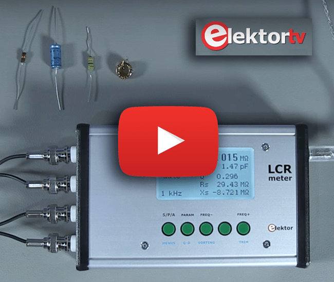 Elektor.TV LCRMeter mit 500 ppm von Elektor Elektor Magazine