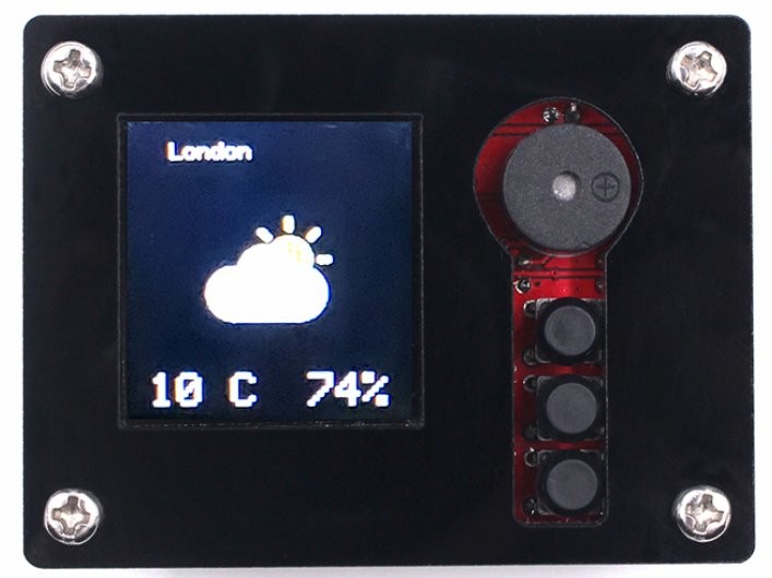Kit DIY ESP32 SmartClock de MakerFabs avec prvisions mtorologiques Circuit Diagram