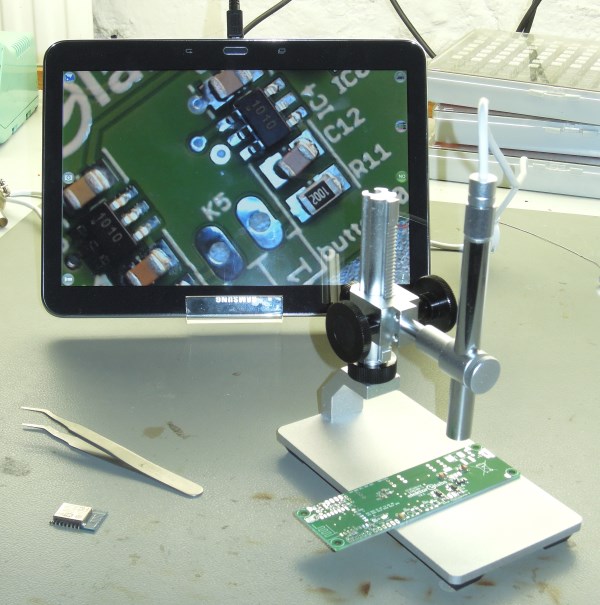 Banc d'essai Andonstar, un microscope USB épatant Elektor Magazine