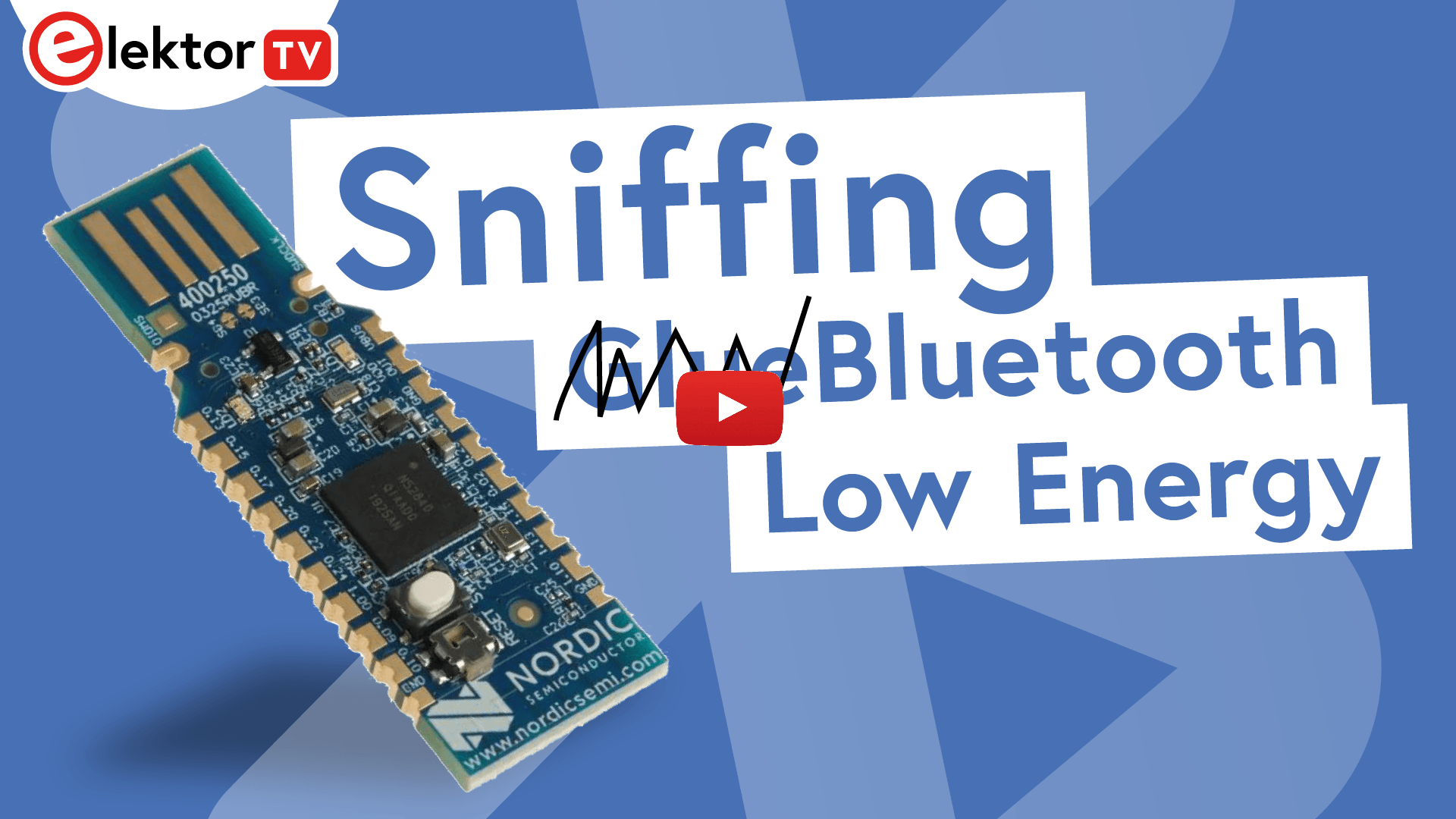 Het afluisteren van Bluetooth Low Energy BLE communicatie met