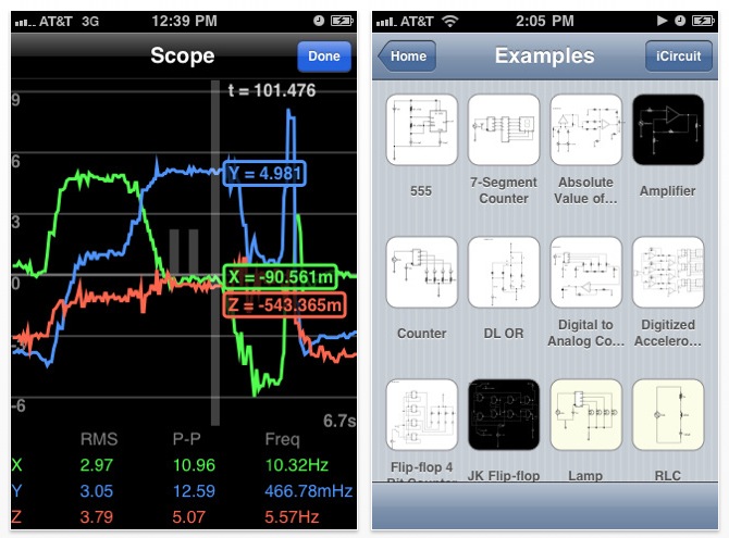 circuit design simulator app runs on iphone, ipad and macoscircuit design simulator app runs on iphone, ipad and macos