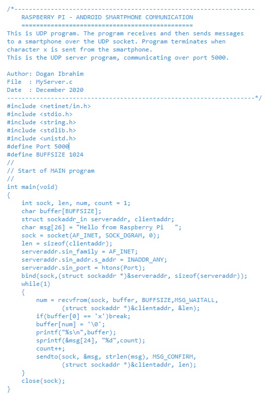 List 1: MyServer.c