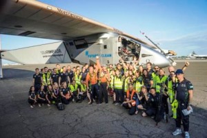 Some of the Solar Impulse team