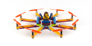 Crash and laugh: the Lego drone