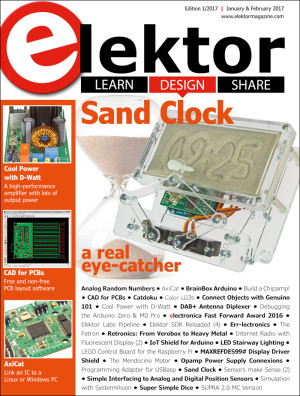 Elektor Magazine edition 1/2017 now available