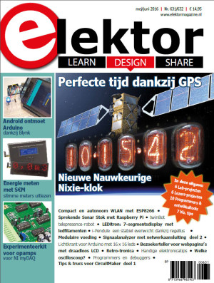 Zojuist verschenen: Elektor Magazine mei/juni 2016