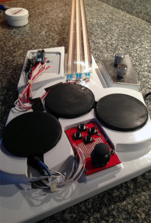 Ribbon-Synth Guitar with Arduino Micro
