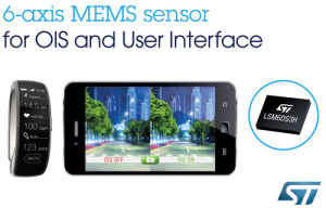 The LSM6DS3H can stabilize smartphone images