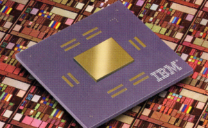 CMOS-Mikroprozessor 7S - der weltweit erste "Kupfer-Chip". Bild: IBM.