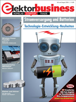 Jetzt erhältlich: Elektor Business "Stromversorgung und Batterien"