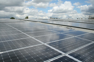 Zonnepanelen op elk dak. Foto van: h080.