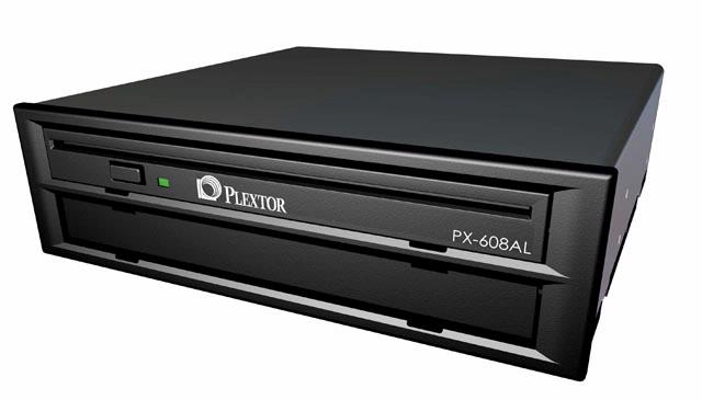 De Plextor PX-DB608AL Dual Bay biedt ruimte aan twee optische slimline-drives.