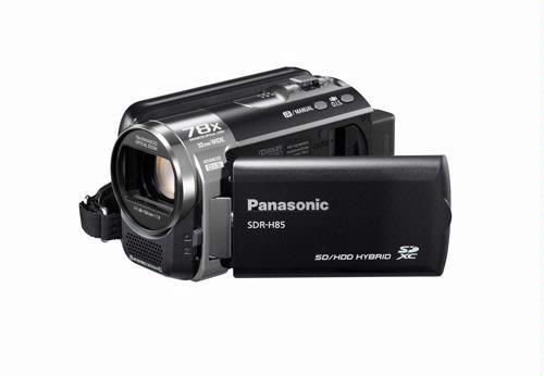 De Panasonic SDR-H85 heeft een harde schijf van 80 GB aan boord.