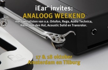 Beleef de magie van vinyl tijdens het Analoog Weekend bij iEar` op 17 en 18 okt. a.s.