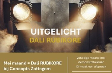 Dali Rubikore uitgelicht bij Concepts in de hele maand mei