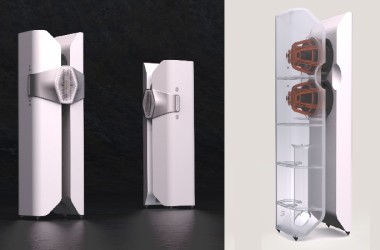 Monitor Audio Concept 50: vloerstaande luidspreker met aparte vorm en techniek, te zien op HEM