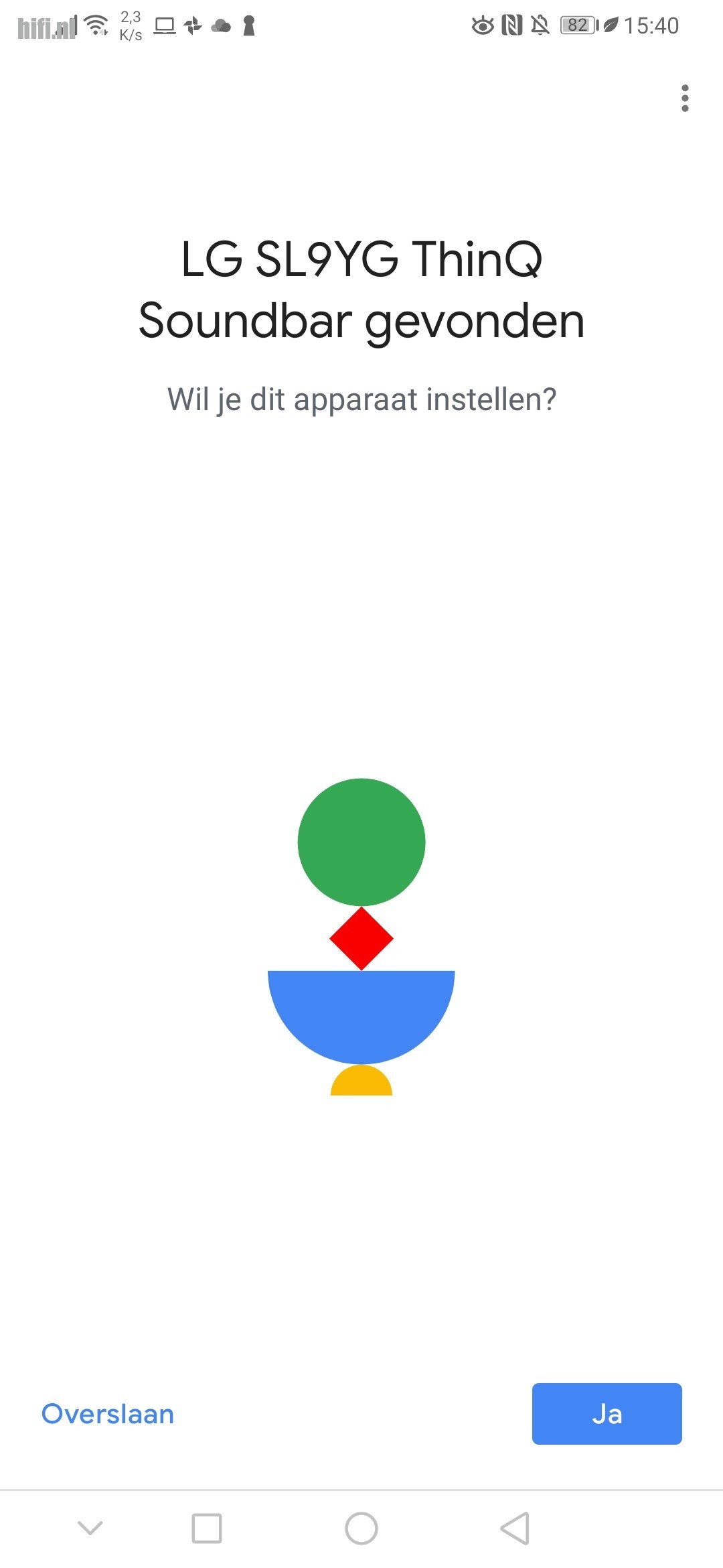Soundbar met shop google assistant