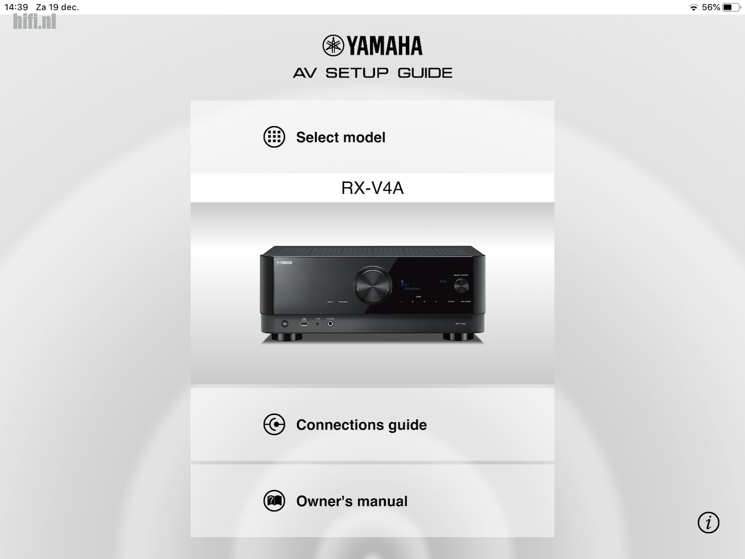 Review Yamaha RX V4A Echte surround voor een prikkkie