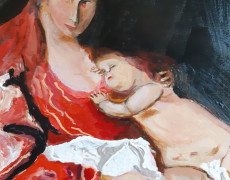 Maria met kind (detail)