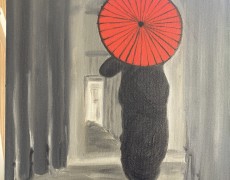 Red parasol 1