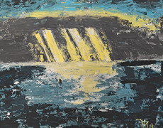 Lichtbreking over het water