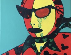 In tranen met mickey