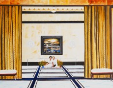 De trouwzaal, rechter doek binnenzijde tweeluik