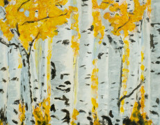 Golden Birch Forest