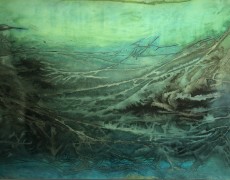 Dromerige creatie in groenen 