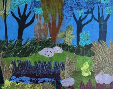 Under the full moon light